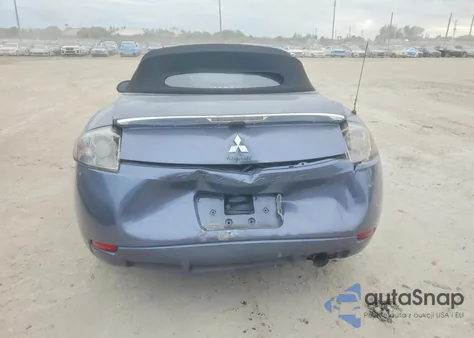 2007 Mitsubishi Eclipse Spyder Gs z USA, uszkodzony, nr VIN 4A3AL25F87E071283